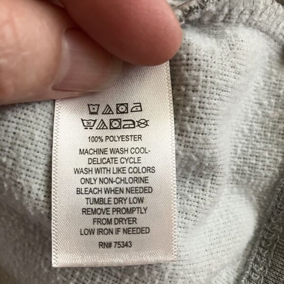 Rorie Whelan Golf Sweatshirt Men’s Large Gray Pullover 1/4 Zip - Picture 8 of 9